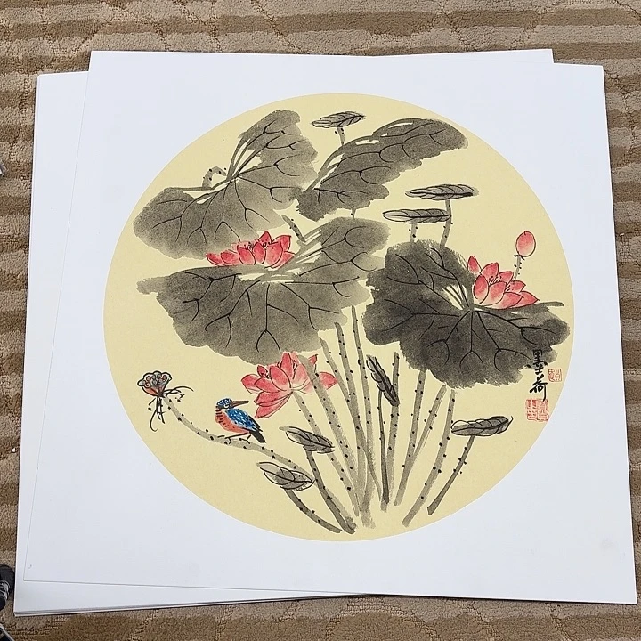 国画花鸟的故事也50.50