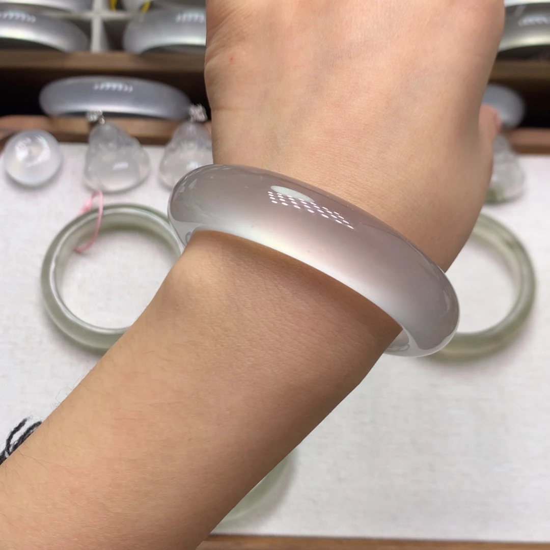 石英质玉未镶嵌手镯1A53.3-14.7-9.1