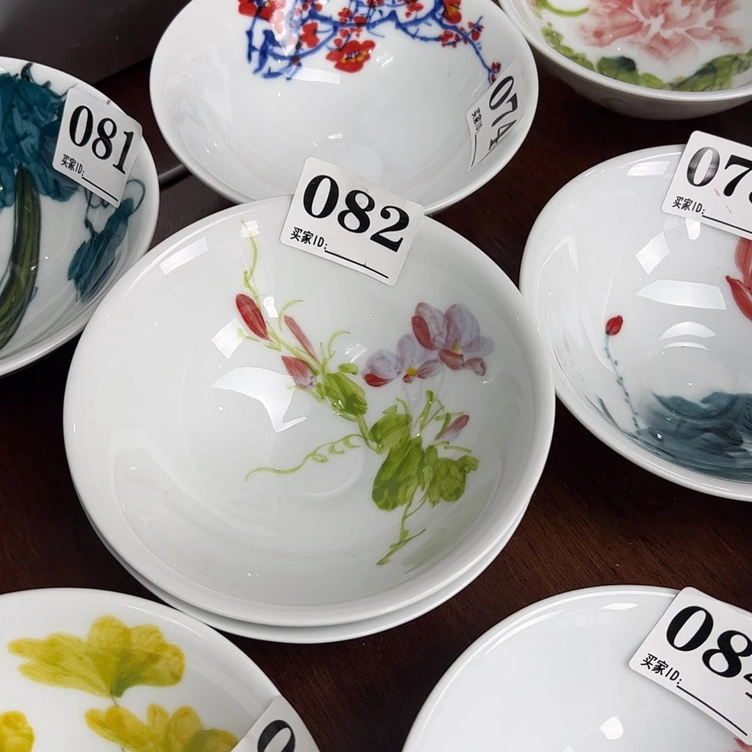 瓷片景德镇陶瓷手工手绘制作