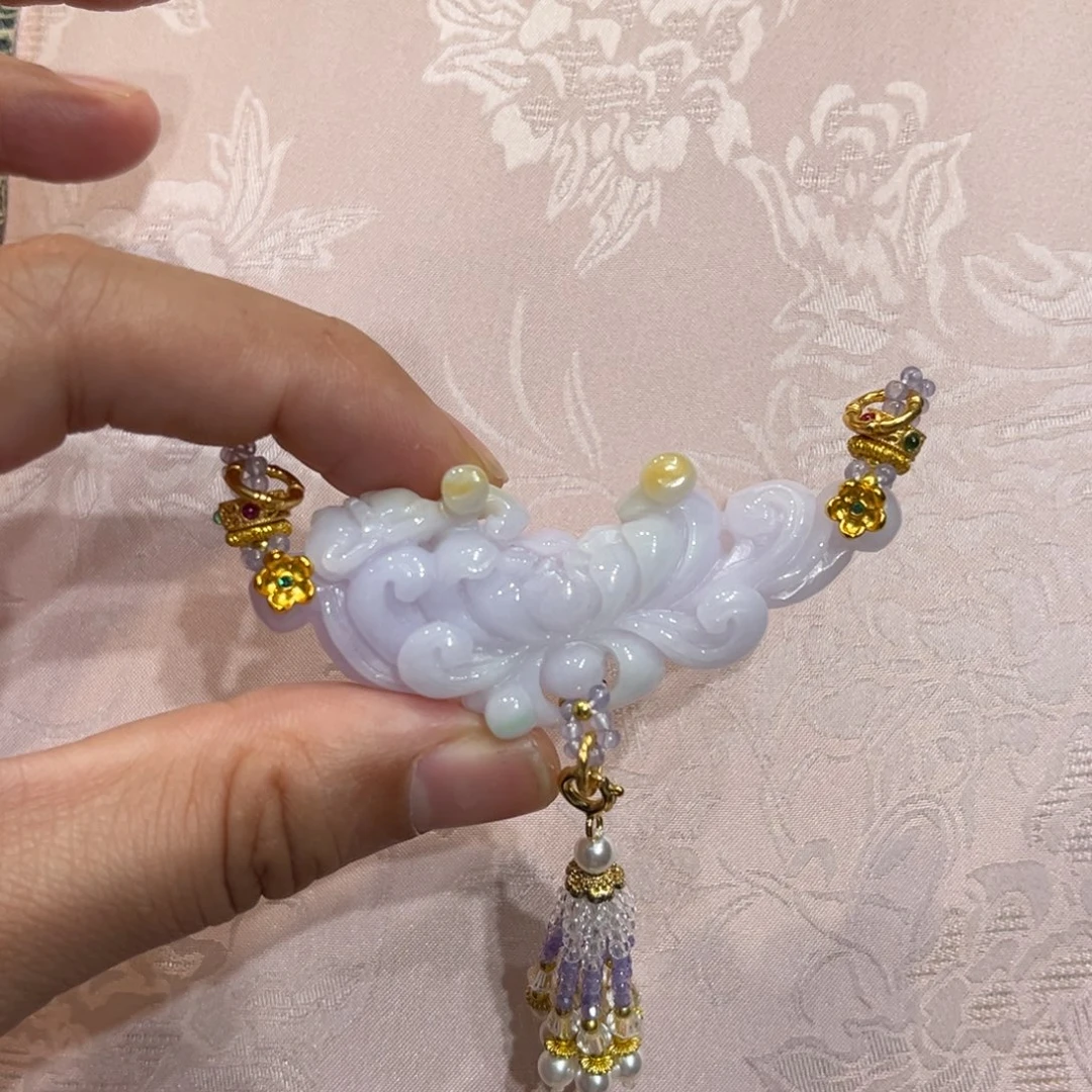 翡翠合金吊坠(赠链)