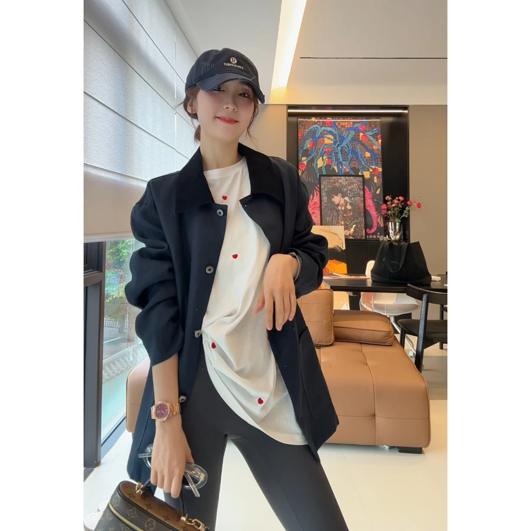 徐靖靖【春日序章】长袖外套女装气质开衫 轻奢时尚洋气衣服2502171