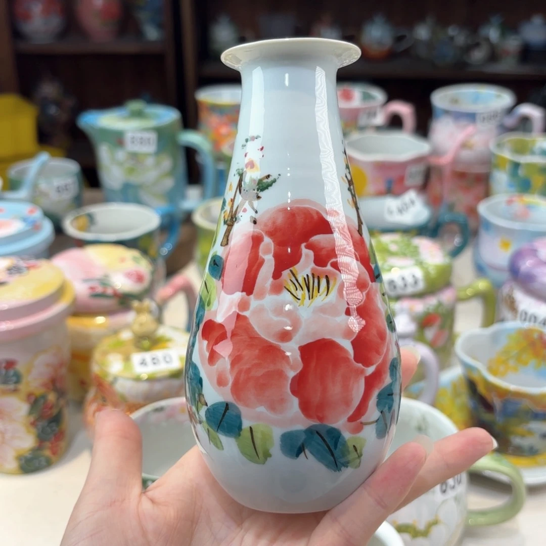 景德镇手绘高温釉下彩陶瓷茶具