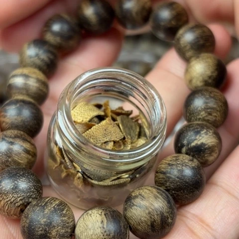 沉香碎屑沉香老*友越南芽庄