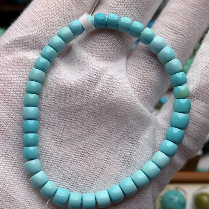 绿松石未镶嵌珠宝奇石5.5mm