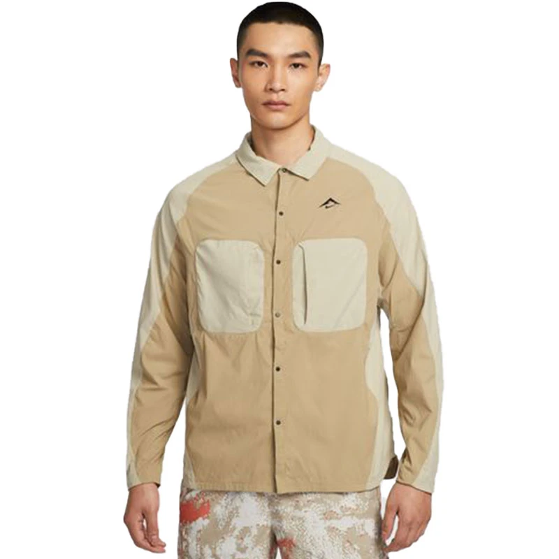 【滔搏联动】NIKE耐克男子DFADV UV TRAIL SHIRT梭织外套HJ5080-297