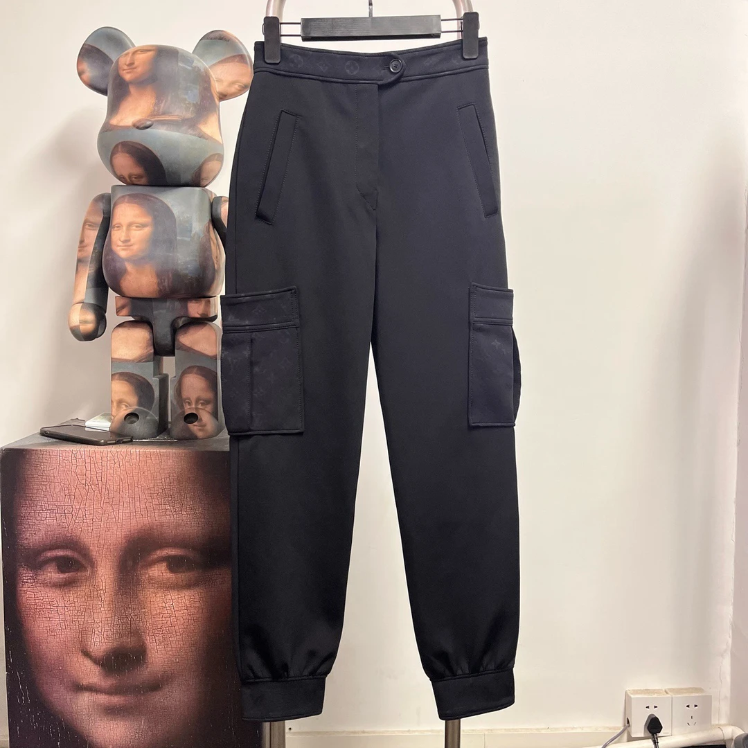 99新 LouisVuitton/路易威登 口袋老花卫裤K1516码34裤长96胸围40