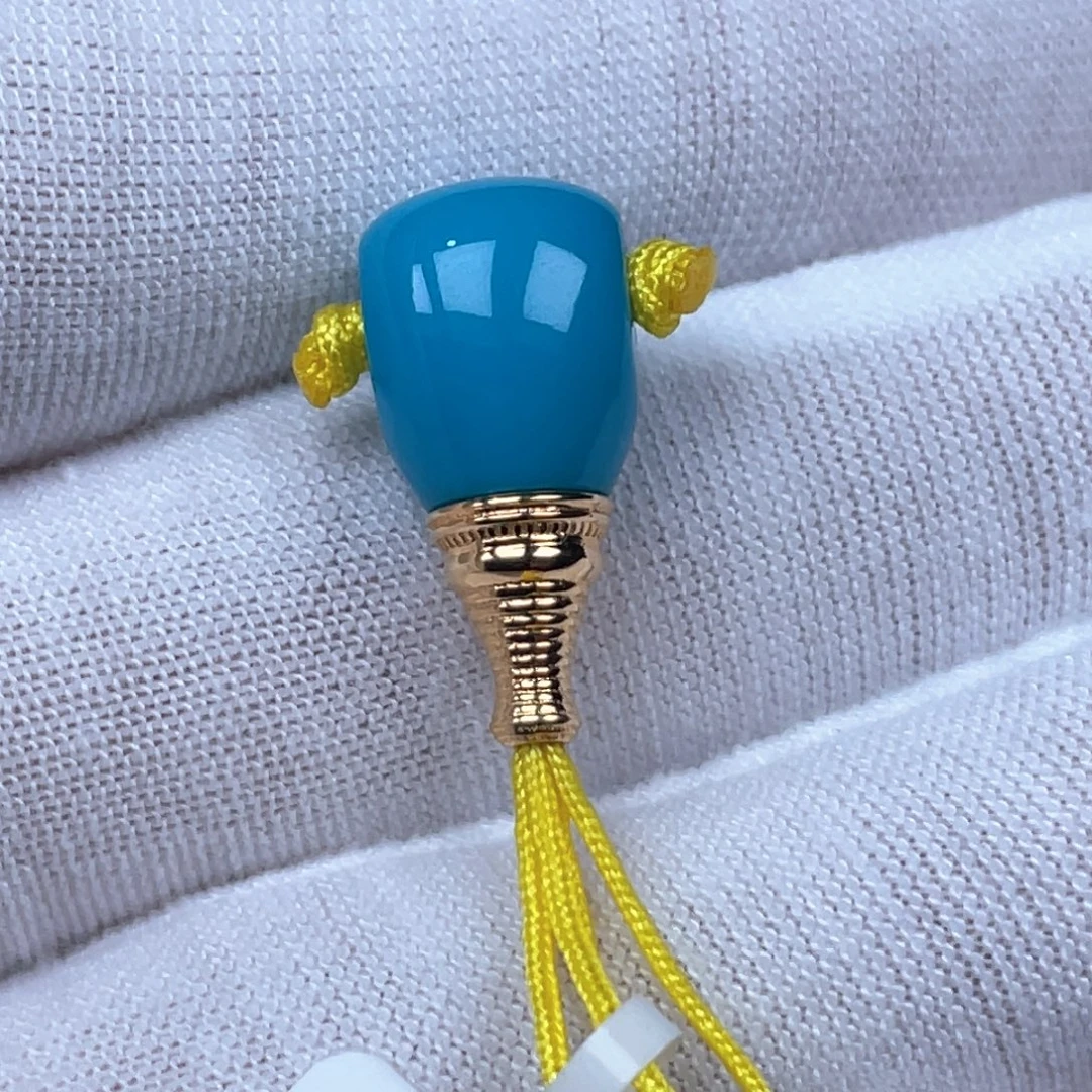 绿松石未镶嵌挂件9.3mm