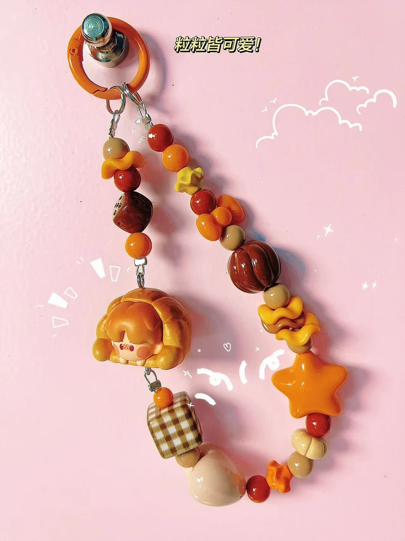 【开播福福】面包系列萌粒系列盲盒潮玩摆件，手机链配饰礼物