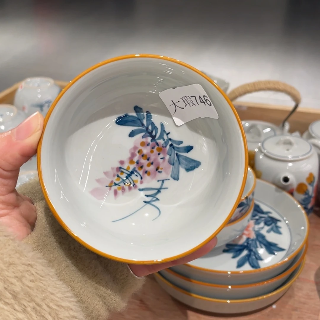 有瑕釉下彩纯手绘