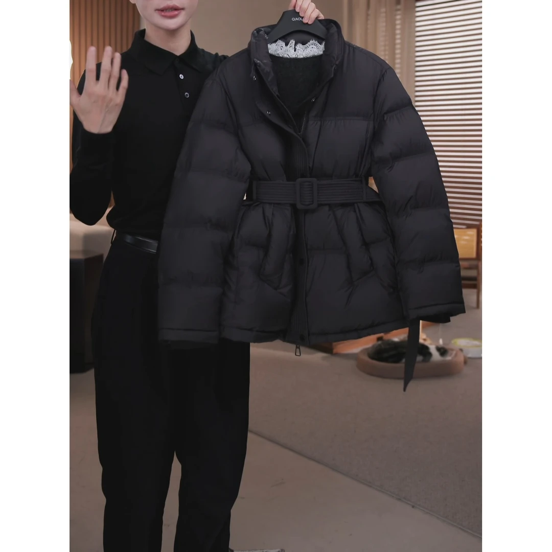 显白气质欧版棉服外套女冬季新款大码宽松慵懒时尚棉衣袄子2025