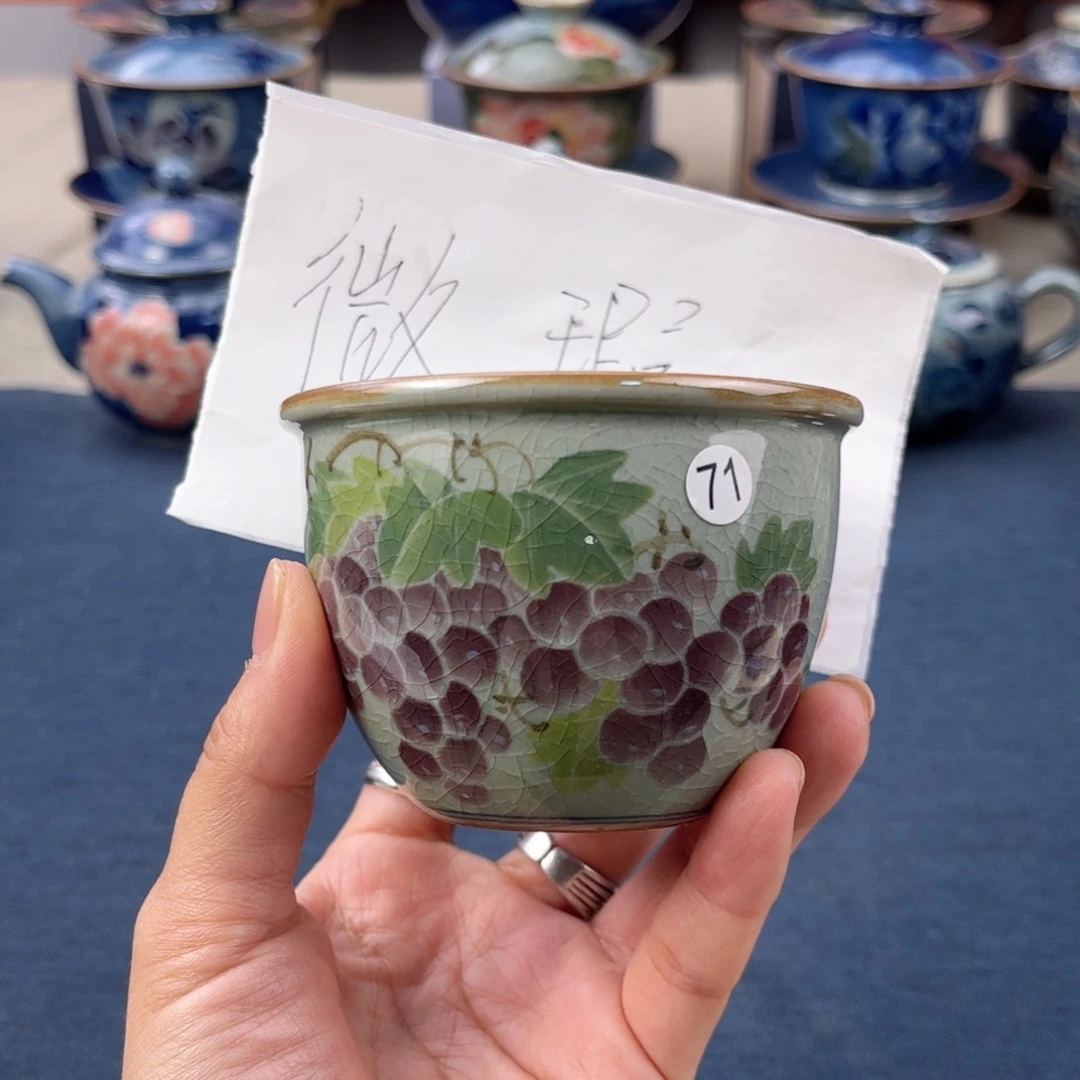 杯景德镇手绘手工茶具