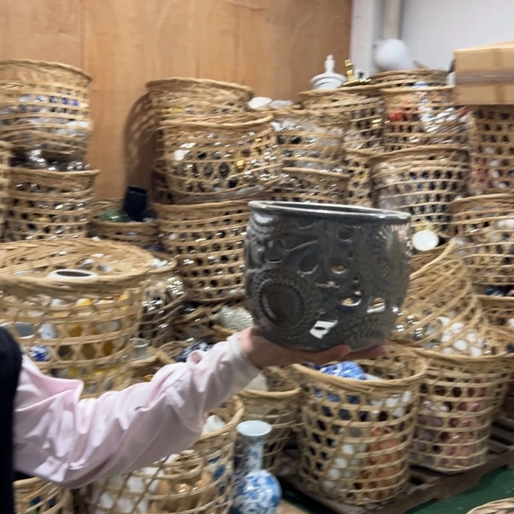 高温陶瓷工艺饰品（部分微瑕）48底部带孔