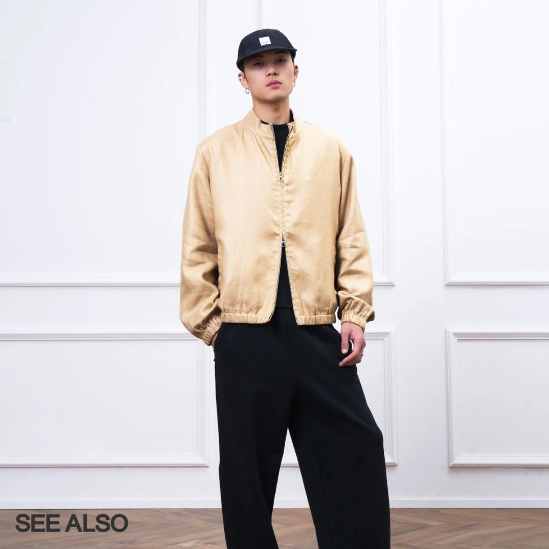 SEE ALSO『国王的礼物』100%澳洲原麻老钱商务休闲夹克外套LD4293