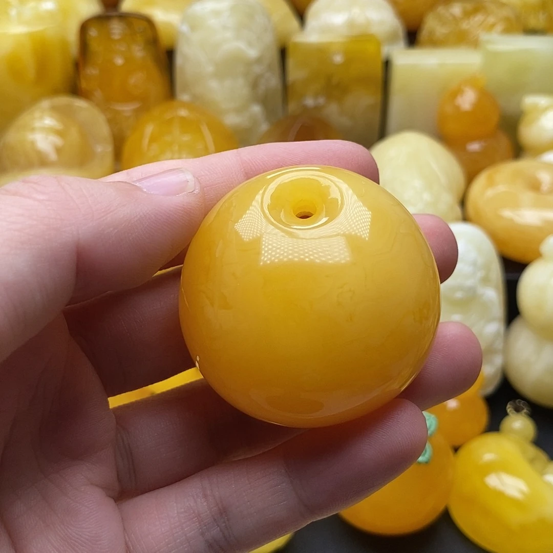 琥珀颈饰未镶嵌琥珀蜜蜡吊坠