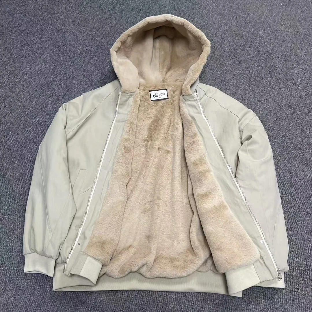 YY01 秋冬加厚外套cleanfit重磅棉服夹克