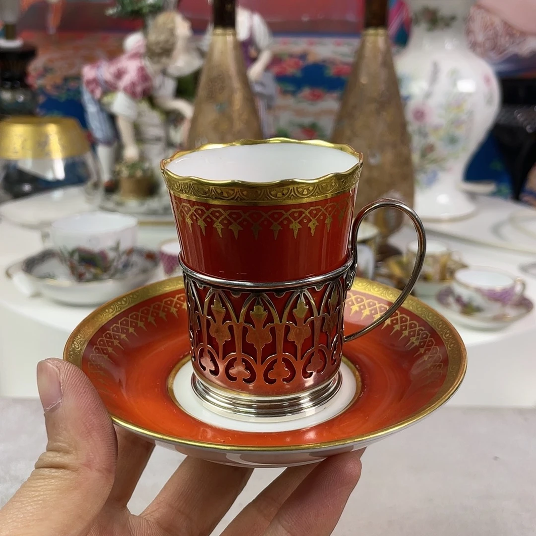 瓷器欧瓷咖啡杯水晶杯