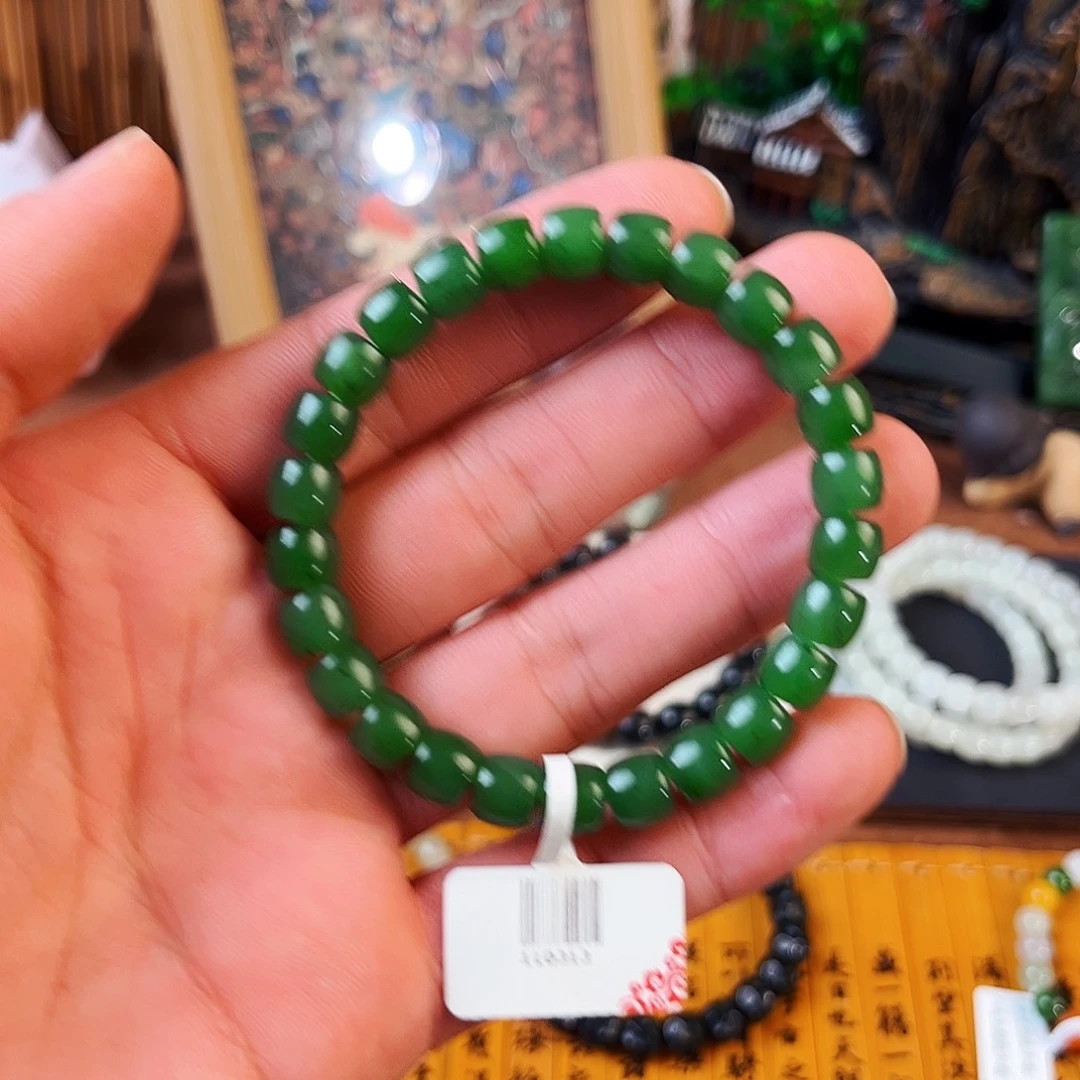 和田玉未镶嵌手链