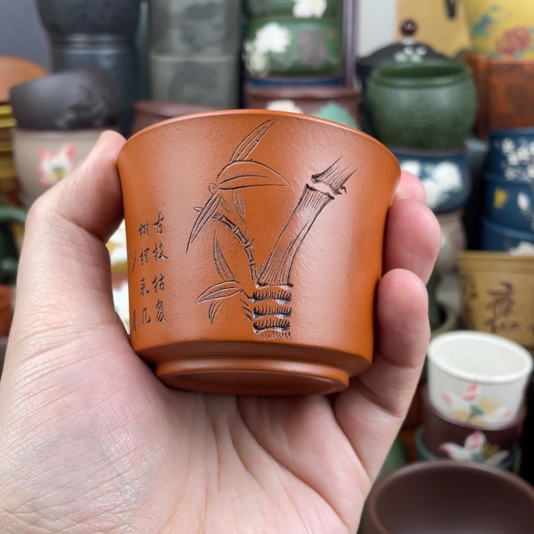 紫砂茶杯紫砂茶杯