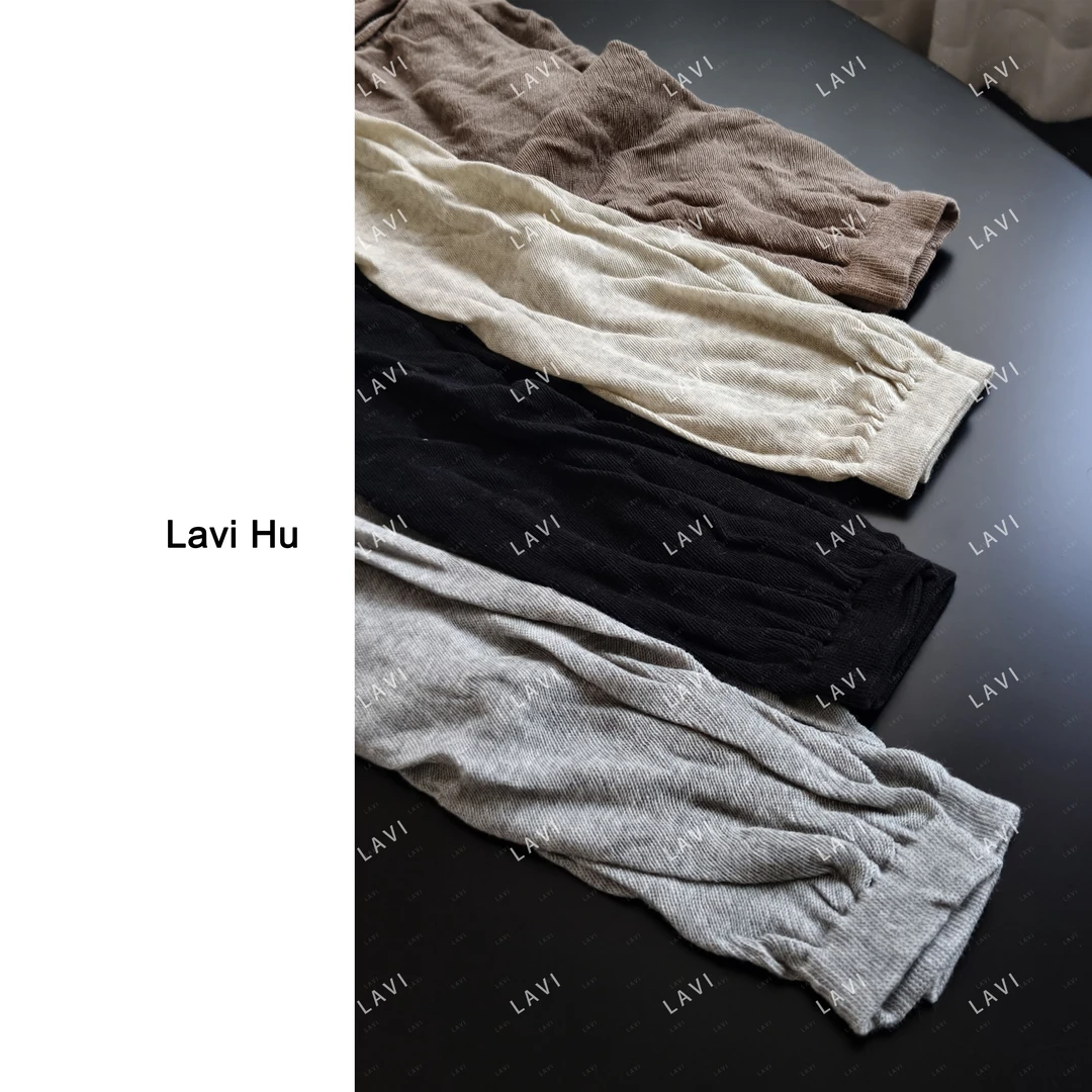 LAVI Hu 百搭休闲薄款长款舒适透气堆堆袜8601