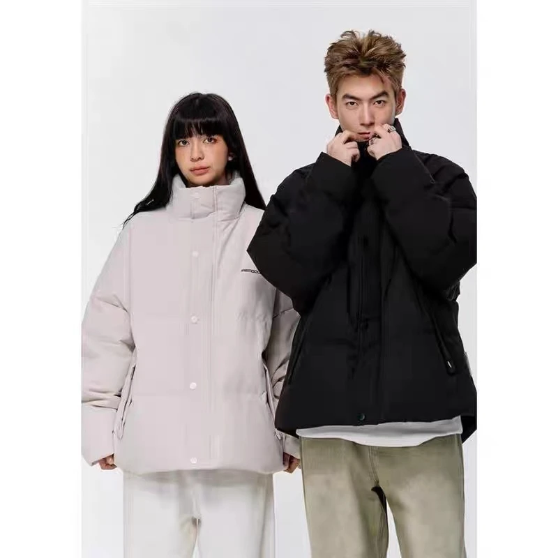 【FW804-灰色】青少年潮牌羽绒服外套