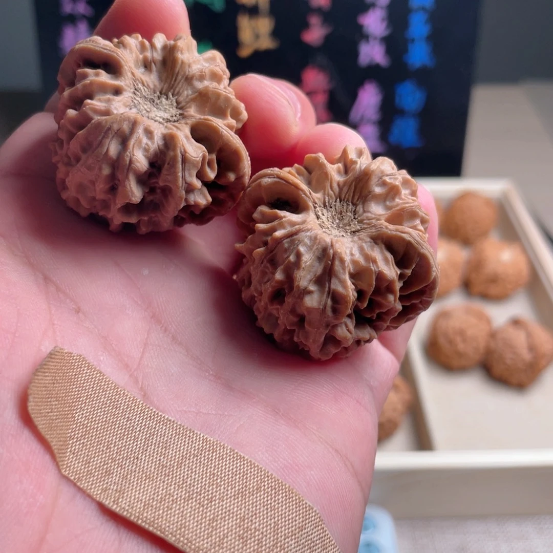 ****发把件文玩核桃龙门涧