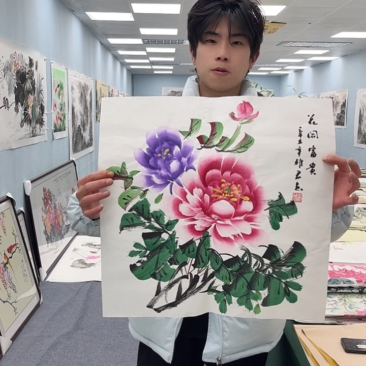 国画宣纸国画纯手绘作品