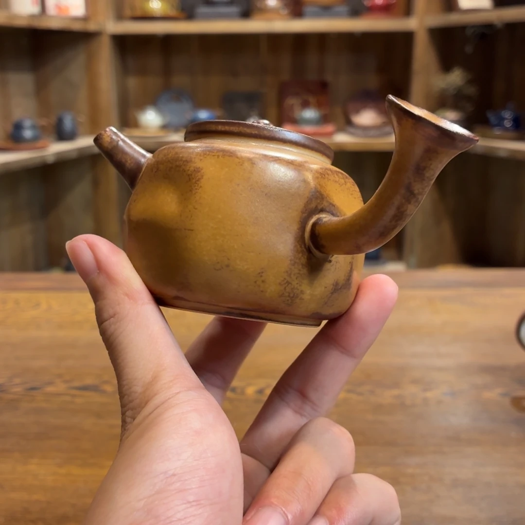 柴烧老岩泥茶器皿
