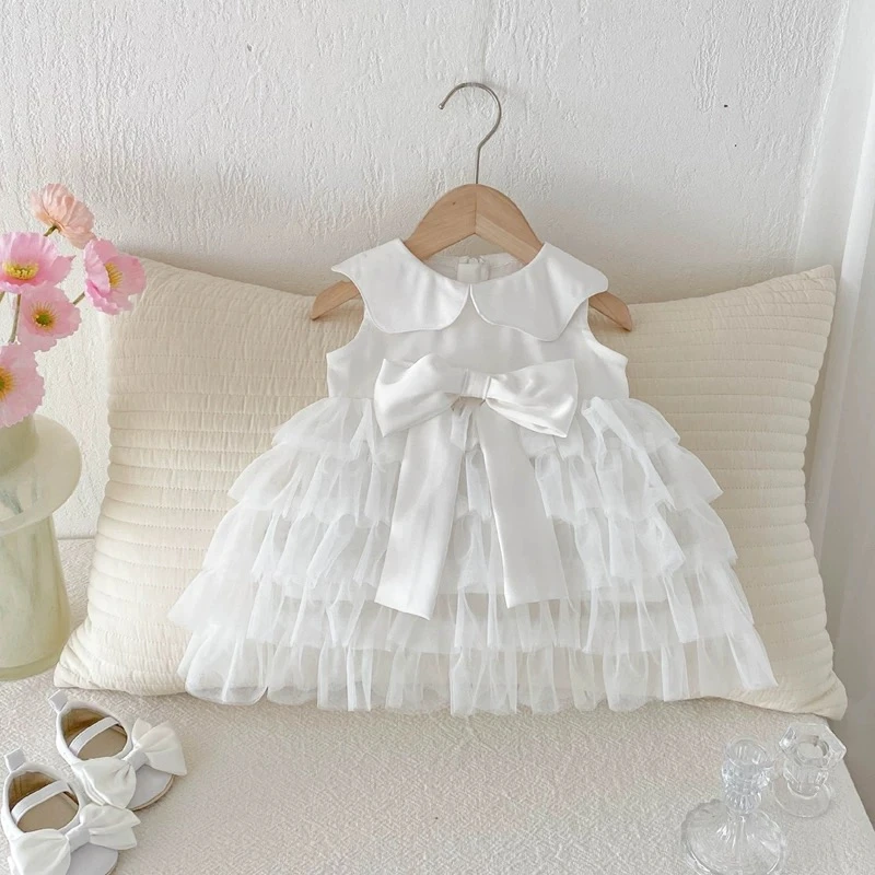 萱妈家【公主纱裙】花童婚礼公主裙女宝宝周岁生日小礼服日常可穿