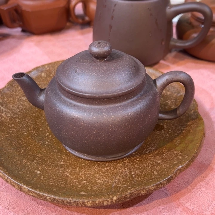 茶壶紫砂天青宫灯瑕疵160cc