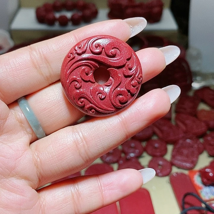 玛瑙/玉髓朱砂合金