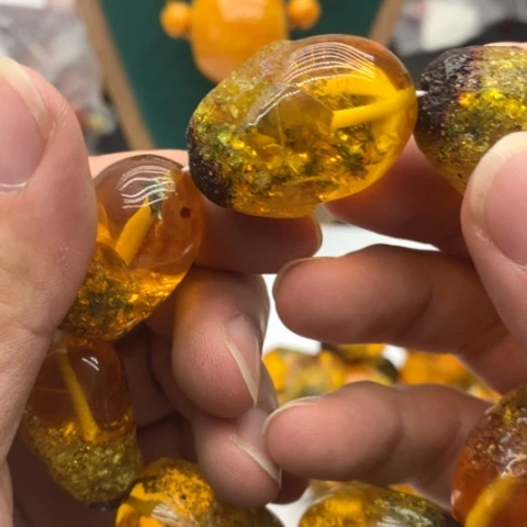 手链琥珀未镶嵌B38