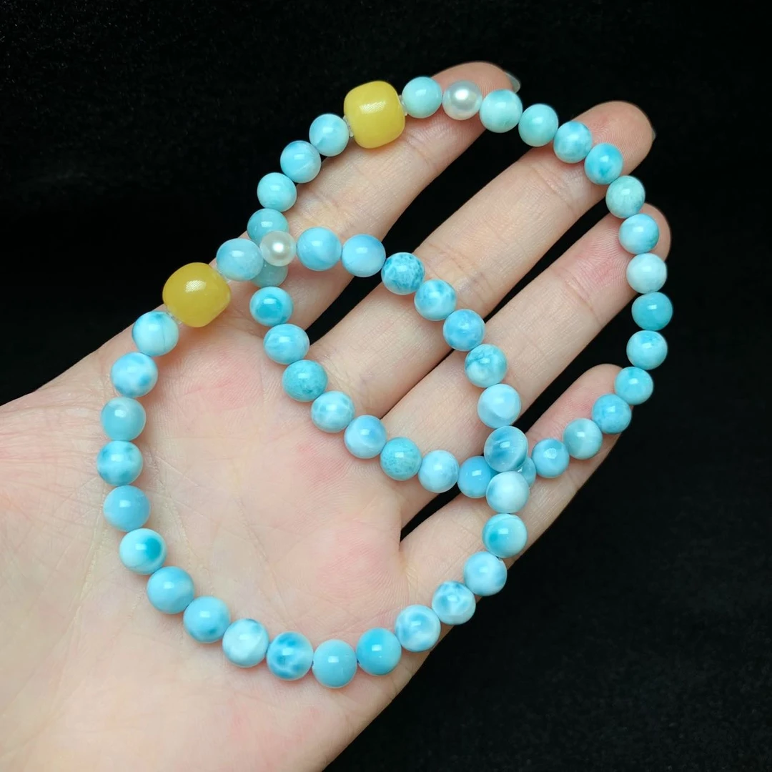 【子选好物】21 ZC29777-海纹石DIY单圈手串-多样性发一件-5.5mm+