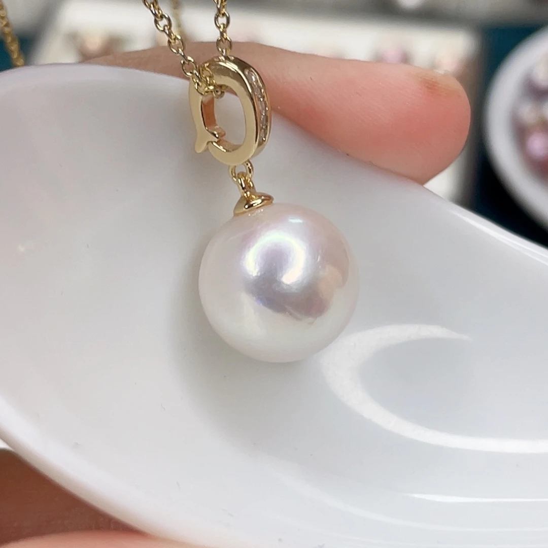 淡水珍珠未镶嵌吊坠(赠链)