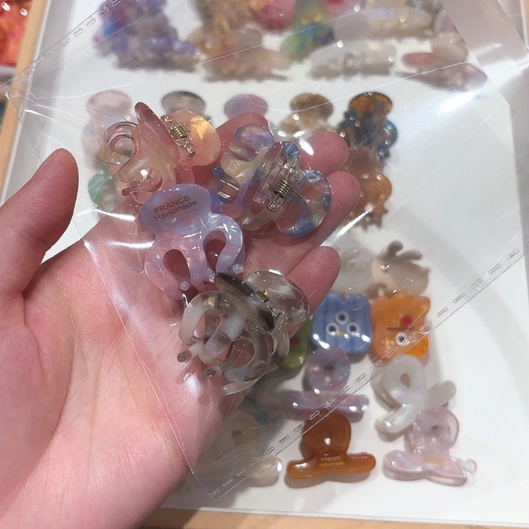 铁合金布艺2对刘海抓