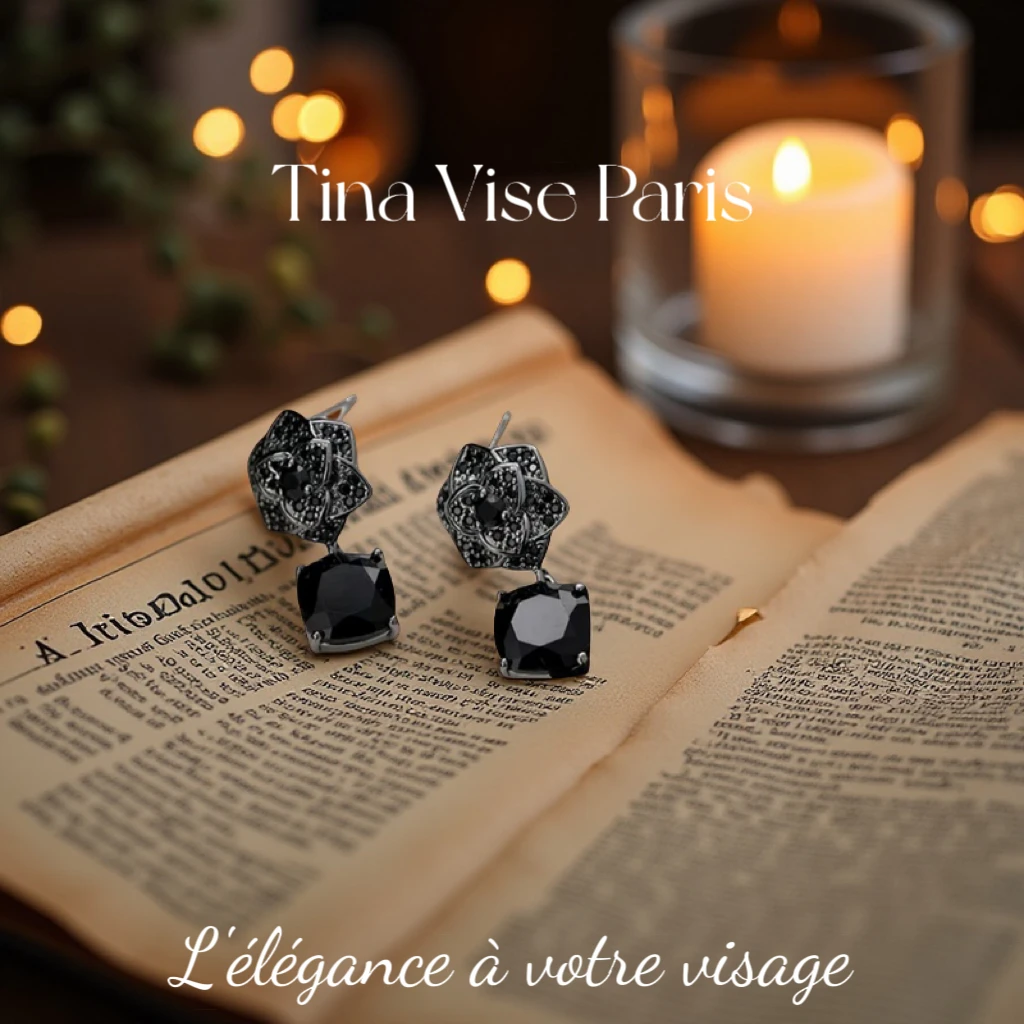 铜合金耳饰 A412《宜城风雨》法⭐️ Tina Vise  缇娜薇斯 耳钉