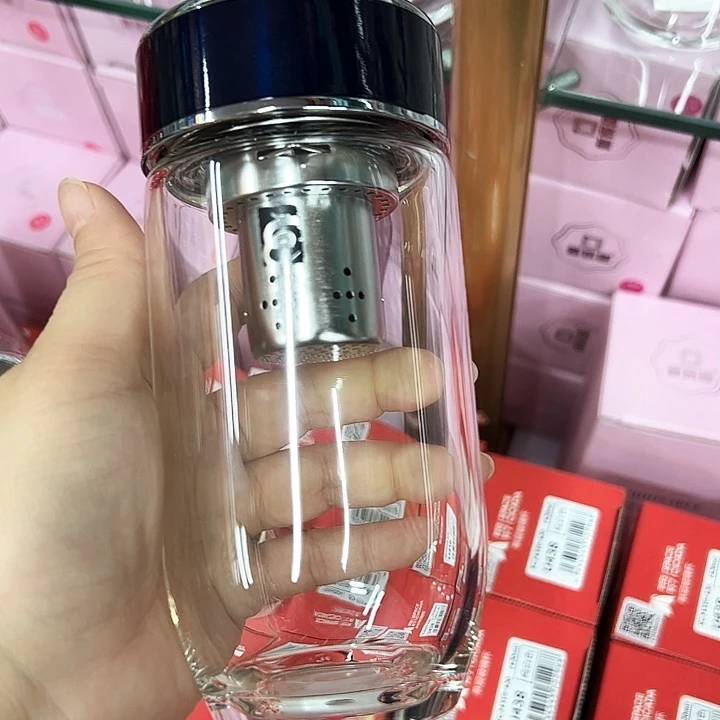 水晶玻璃盖子款水晶贵族350蓝色