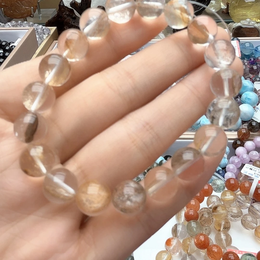 水晶手链未镶嵌JH098小树胶花10.8mm