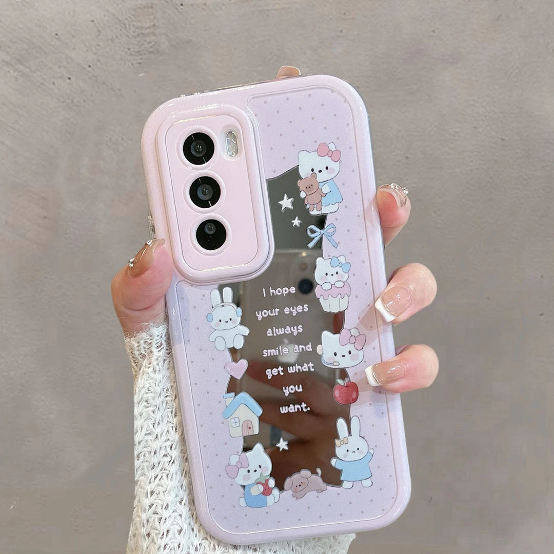 适用于opporeno12手机壳12pro新款女pjv110可爱卡通pjw110保护套