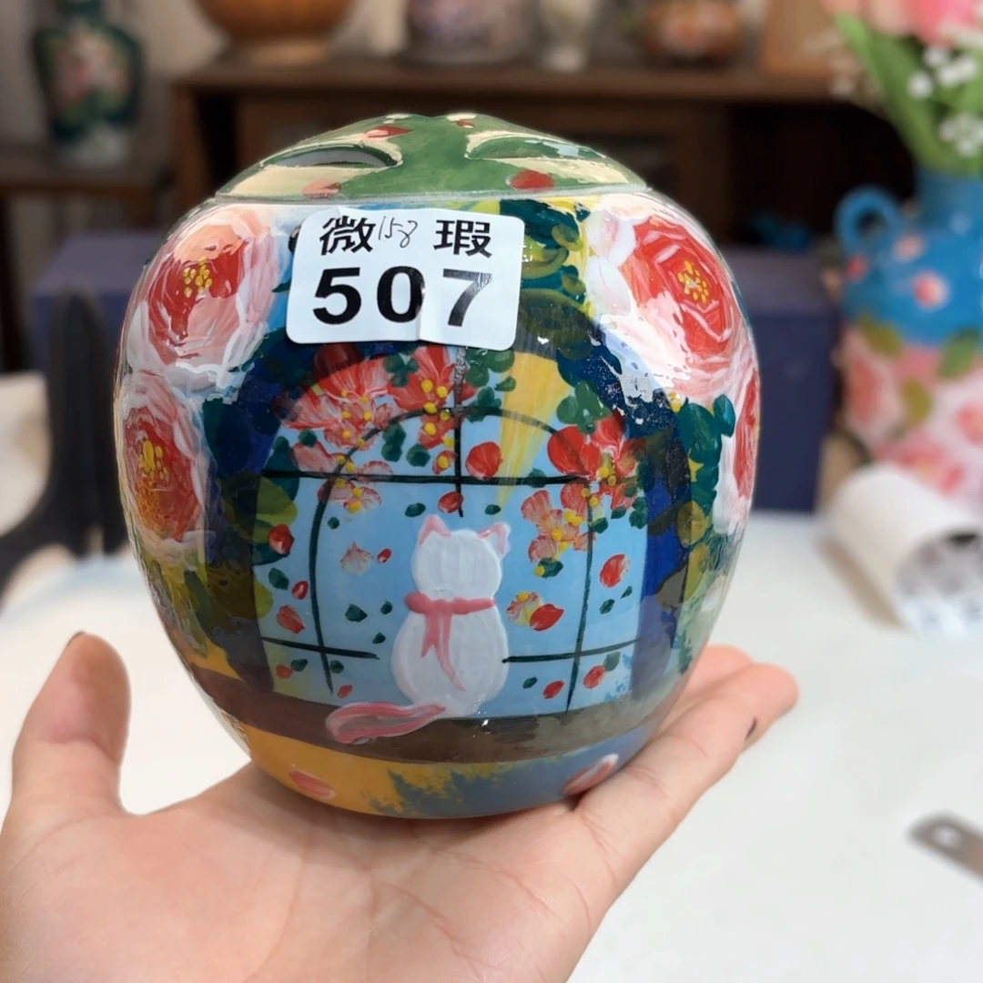 景德镇手绘高温釉下彩陶瓷茶具