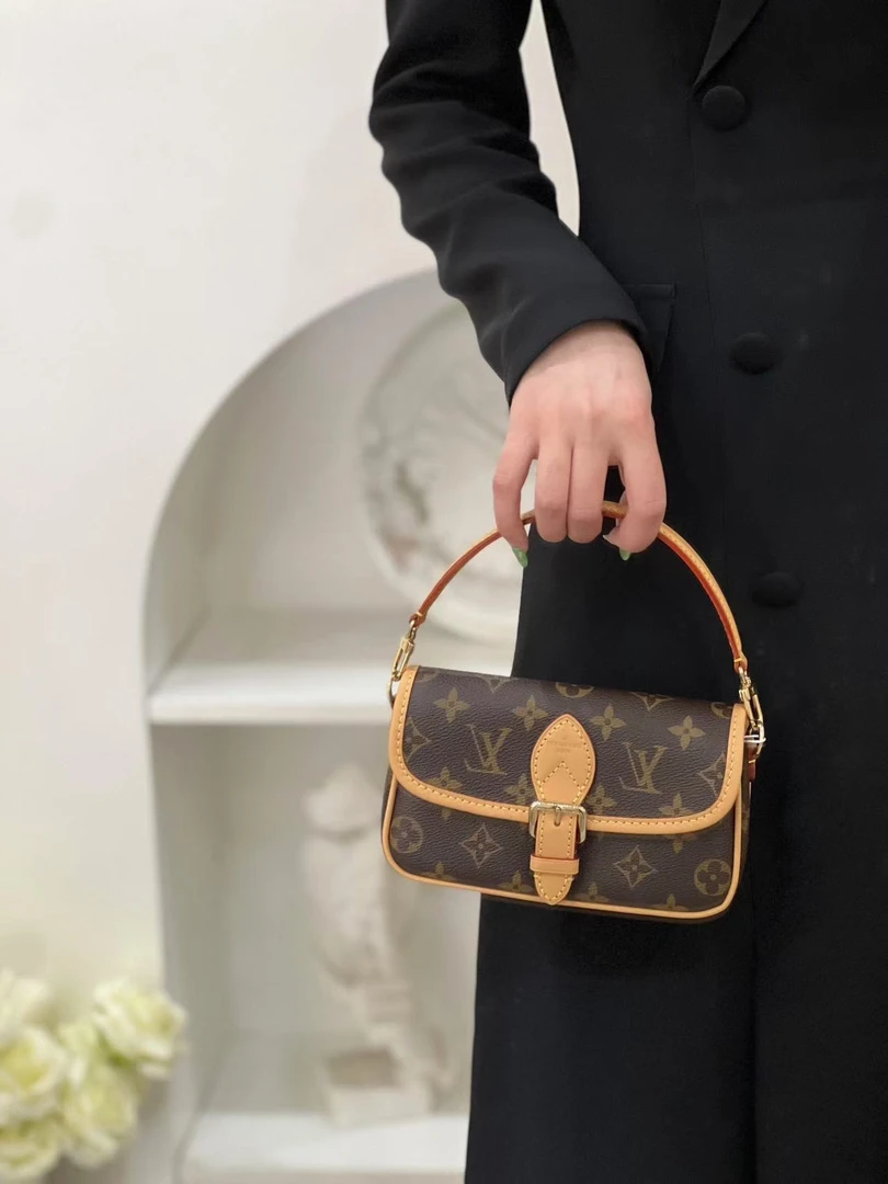 全新未使用 LouisVuitton/路易威登 lv 法棍nano老花/公价无/甄选