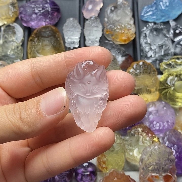未镶嵌颈饰水晶水晶吊坠