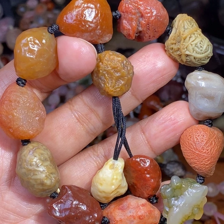 玛瑙/玉髓珠宝半成品未镶嵌