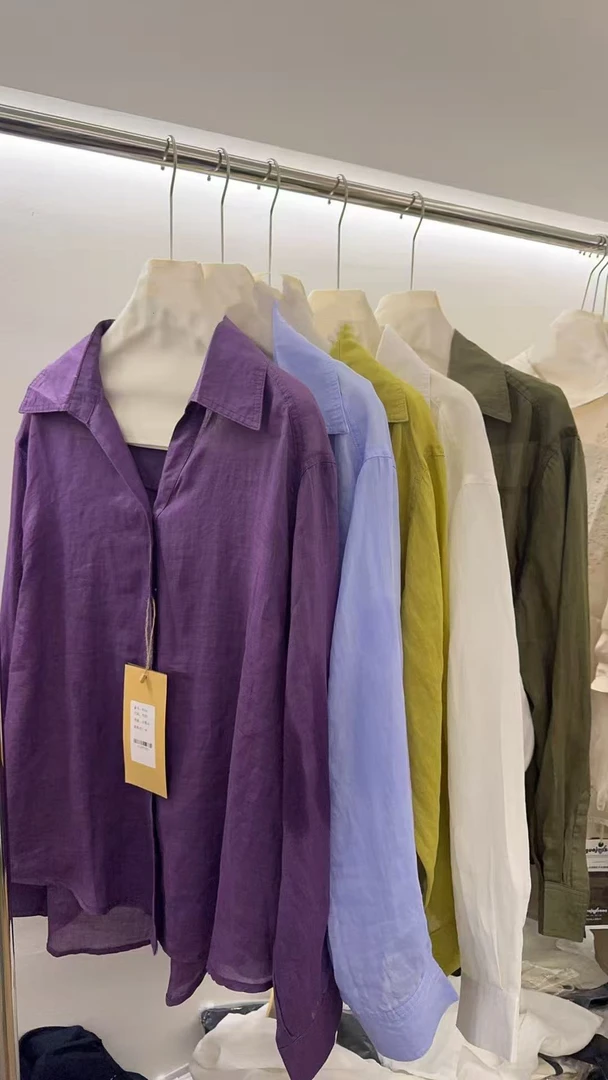 2025年苎麻彩色系衬衫