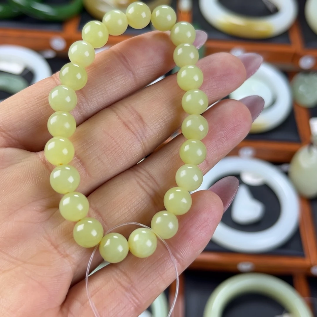 和田玉（黄玉）手串未镶嵌