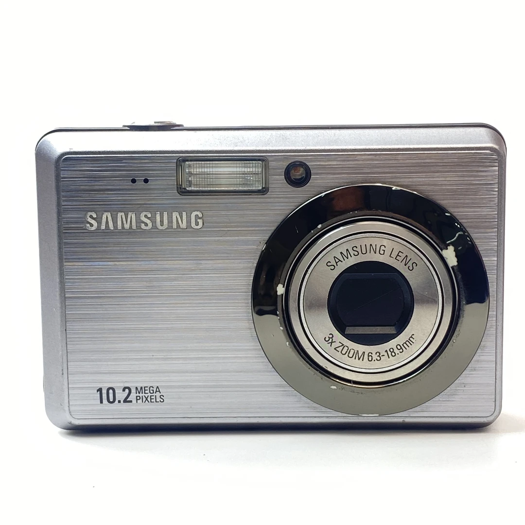 9新 Samsung/三星 es55银色1020w像素3x光变ccd数码相机