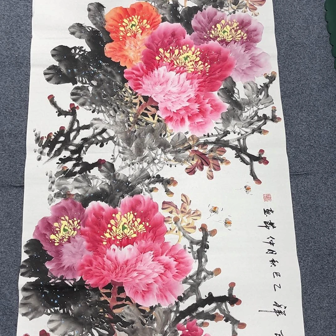 国画纯手绘国画大捡漏了啦