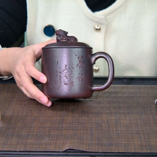 茶杯紫砂高货放漏