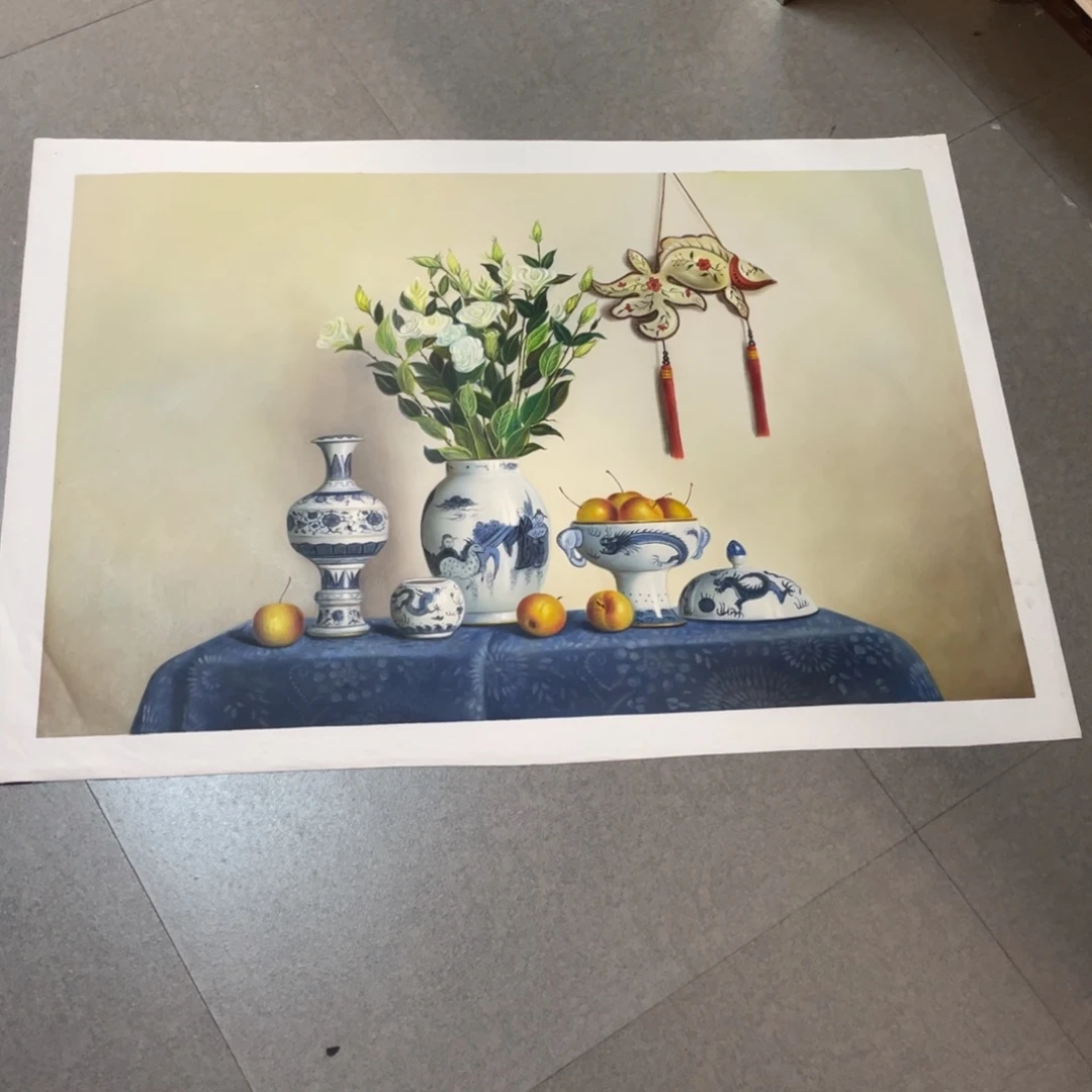 油画天***丽油画作品入选6090