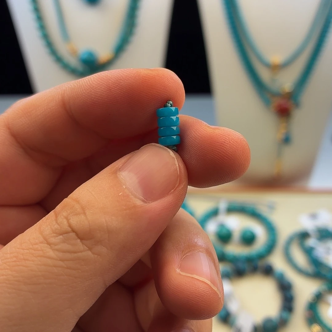 未镶嵌绿松石绿松石4.8mm