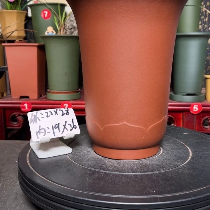 紫砂花盆紫砂花盆